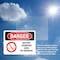 Signmission Battery Charging Area No Smoking Danger Sign, Vinyl Decal, 10in W x 7in L, 2PK OS-2PACK-DS-D-710-L-1040 - alternate 8
